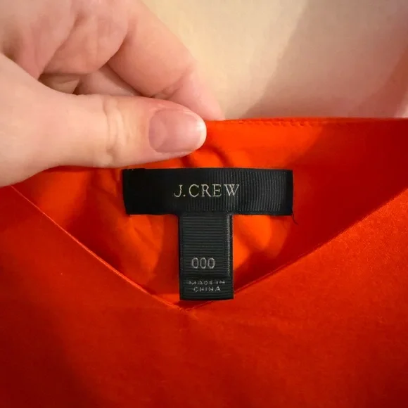 J. Crew Orange Tie Tank Top - Picture 3 of 3